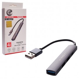 هاب 4 پورت ایکس پی (XP) طول 15 سانتی متر مدل XP-H823P