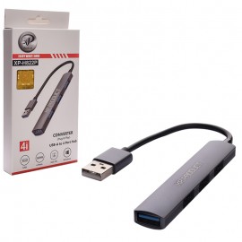 هاب 4 پورت ایکس پی (XP) طول 15 سانتی متر مدل XP-H822P