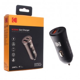 شارژر فندکی 20 وات دو پورت کداک (KODAK) مدل CARC-6008