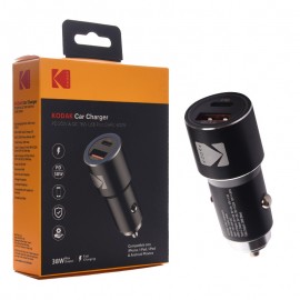 شارژر فندکی 38 وات دو پورت کداک (KODAK) مدل CARC-6009