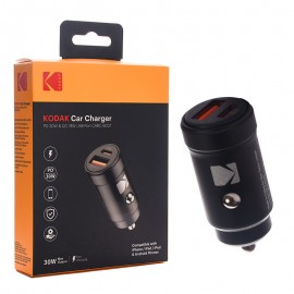 شارژر فندکی 30 وات دو پورت کداک (KODAK) مدل CARC-6007