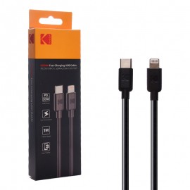 کابل تایپ سی به آیفون (Type-C to Lightning) کداک (KODAK) طول 1 متر مدل USBC-5927