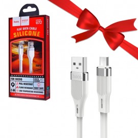 بسته 1+10 کابل اندروید (MicroUSB) هوکو (hoco) طول 1.2 متر مدل U72 (یک عدد هدیه)