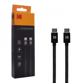 کابل تایپ سی به تایپ سی (Type-C To Type-C) کداک (KODAK) طول 2 متر مدل USBC-5923