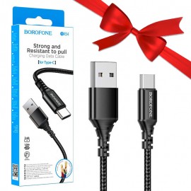 بسته 1+10 کابل اندروید (MicroUSB) بروفون (BOROFONE) طول 1 متر مدل BX54 (یک عدد هدیه)