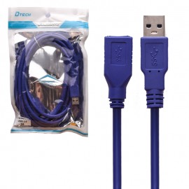 کابل افزایش طول USB3.0 دی تک (DTECH) طول 3 متر