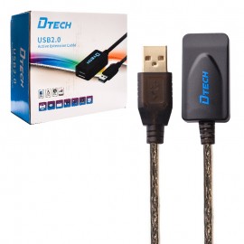 کابل افزایش طول USB دی تک (DTECH) طول 10 متر مدل 20035