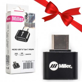 بسته 1+10 تبدیل Type-C به USB (OTG) میلر (Miller) مدل 203 (یک عدد هدیه)