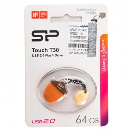 فلش سیلیکون پاور (Silicon Power) مدل 64GB Touch T30 Hazelnut