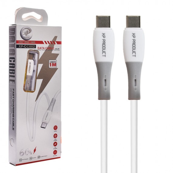 کابل تایپ سی به تایپ سی (Type-C to Type-C) ایکس پی (XP) طول 1 متر مدل XP-CC002
