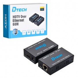 اکستندر HDMI شبکه 60 متری دی تک (DTECH)