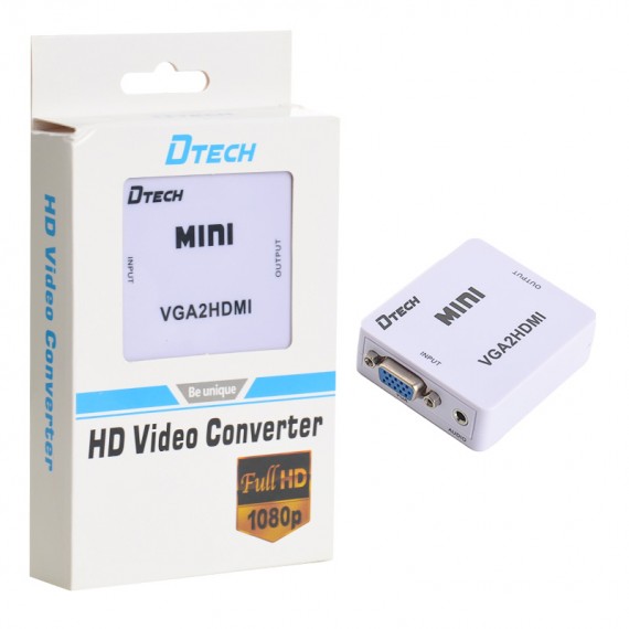 تبدیل VGA to HDMI دی تک (DTECH)