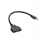 کابل تبدیل 1 به 2 HDMI طول 30 سانتی متر