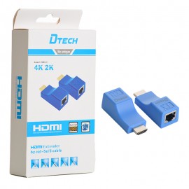 اکستندر HDMI شبکه 30 متری دی تک (DTECH)