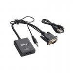 کابل تبدیل HDMI TO VGA همراه کابل صدا دی تک (DTECH)