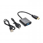کابل تبدیل HDMI TO VGA همراه کابل صدا دی تک (DTECH)