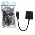 کابل تبدیل HDMI TO VGA همراه کابل صدا دی تک (DTECH)