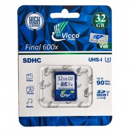 رم دوربین ویکومن (Vicco man) مدل 32GB SDHC UHS-I FINAL 600X 90MB/s