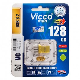 فلش OTG Type-C ویکومن (Vicco man) مدل 128GB VC 400 G USB3.2