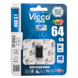 فلش ویکومن (Vicco man) مدل 64GB VC 300 B USB3.1