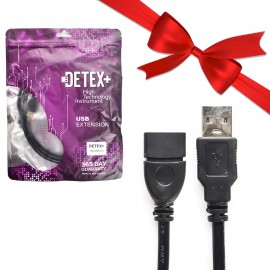 بسته 1+10 کابل افزایش طول USB دیتکس پلاس (+DETEX) طول 1.5 متر (یک عدد هدیه)