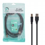 کابل پرینتر USB پی نت (P-net) طول 1.5 متر