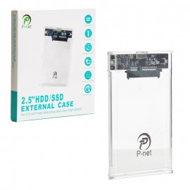 باکس هارد 2.5 اینچی پی نت (P-net) شیشه ای