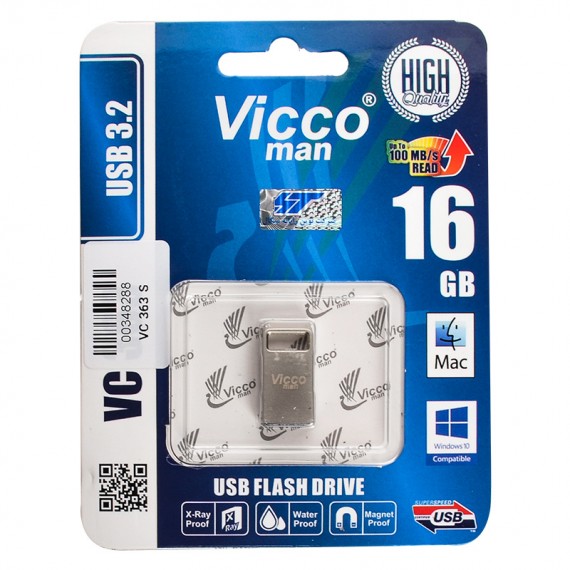 فلش ویکومن (Vicco man) مدل 16GB VC 363 S USB 3.2