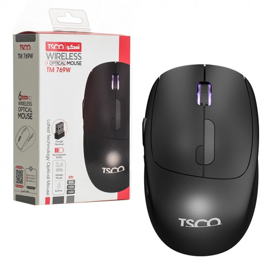 موس بی سیم شارژی تسکو (TSCO) مدل TM 769W
