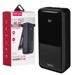 پاوربانک + دو کابل همراه تسکو (TSCO) مدل TP 985 ظرفیت 30000mAh
