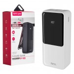 پاوربانک + دو کابل همراه تسکو (TSCO) مدل TP 985 ظرفیت 30000mAh