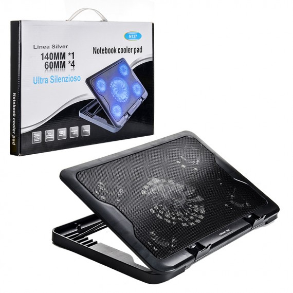 فن لپ تاپ LED RGB مدل N137