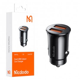 شارژر فندکی 12 وات دو پورت مک دودو (Mcdodo) مدل CC-660