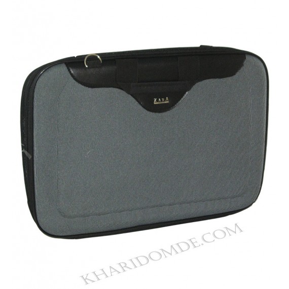 کیف لپ تاپ 15.6 اینچی دستی بند دار برزنتی مارک Zara طوسی