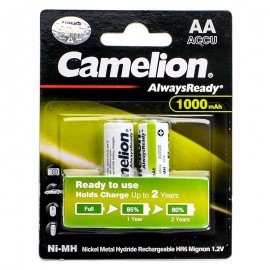 باتری نیم قلمی شارژی کملیون (Camelion) مدل 1000mAh (کارتی 2 تایی)