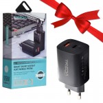 بسته 1+3 کلگی شارژر 65 وات 2 پورت GAN ترکا (TREQA) مدل CH-637 (یک عدد هدیه)