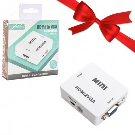 بسته 1+3 تبدیل HDMI to VGA ترکا (TREQA) مدل HDV-551 (یک عدد هدیه)