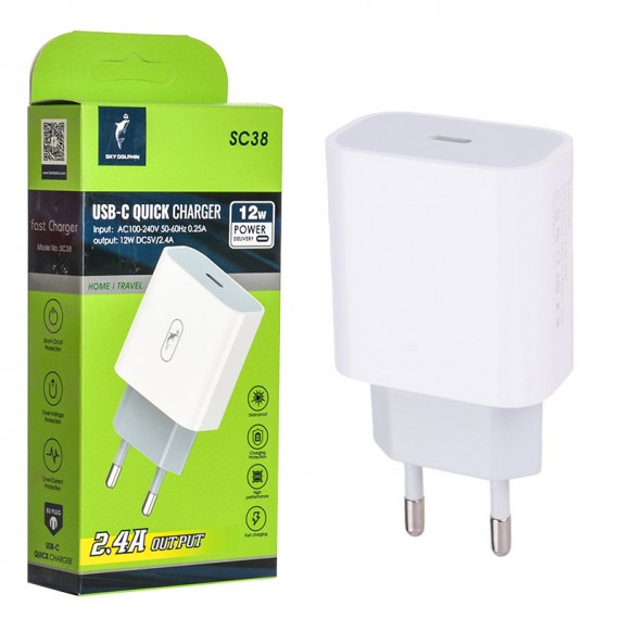 کلگی شارژر 12 وات اسکای دلفین (SKYDOLPHIN) مدل SC38