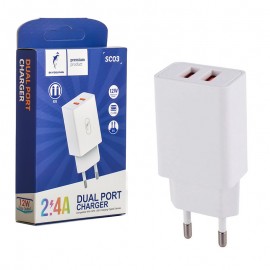 کلگی شارژر 12 وات 2 پورت اسکای دلفین (SKYDOLPHIN) مدل SC03