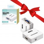 بسته 1+3 تبدیل VGA to HDMI ترکا (TREQA) مدل HDV-552 (یک عدد هدیه)