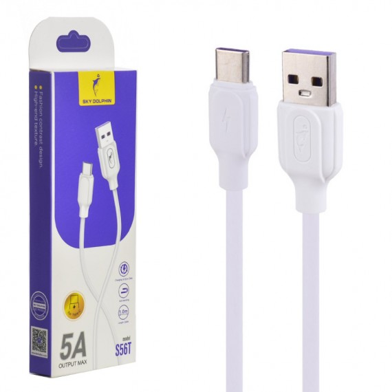 کابل تایپ سی (Type-C) اسکای دلفین (SKYDOLPHIN) طول 1 متر مدل S56T