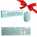 بسته 1+5 کیبورد و موس بی سیم میکاسو (MIKUSO) مدل KB-C026 (یک عدد هدیه)