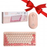 بسته 1+5 کیبورد و موس بی سیم میکاسو (MIKUSO) مدل KB-C027 (یک عدد هدیه)