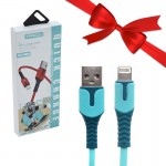 بسته 1+3 کابل آیفون (Lightning) طول 1 متر 5 آمپر ترکا (TREQA) 25w مدل CA-8662 (یک عدد هدیه)