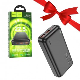 بسته 1+10 پاوربانک هوکو (hoco) مدل J101A ظرفیت 20000mAh (یک عدد هدیه)