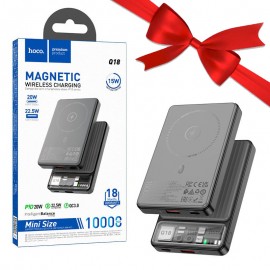 بسته 1+10 پاوربانک بی سیم هوکو (hoco) مدل Q18 ظرفیت 10000mAh (یک عدد هدیه)