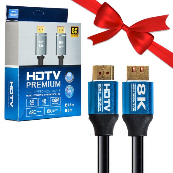 بسته 1+5 کابل HDMI 2.1 8K تریپ لایت (TRIPP.LITE) طول 1.5 متر (یک عدد هدیه)