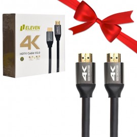 بسته 1+5 کابل HDMI الون (ELEVEN) طول 5 متر مدل 4K500 (یک عدد هدیه)