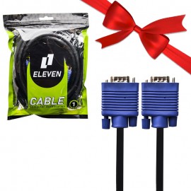 بسته 1+5 کابل (5+3) VGA الون (ELEVEN) طول 5 متر (یک عدد هدیه)