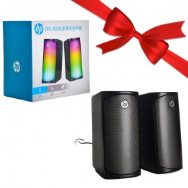 بسته 1+5 اسپیکر لپ تاپی سیمی / بلوتوث 2 تکه اچ پی (hp) اورجینال مدل DHE-6004S (یک عدد هدیه)